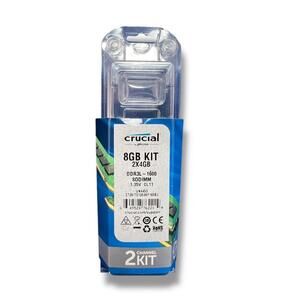 Crucial 4GB DDR3L 1600MHz Desktop Memory Non-ECC UDIMM RAM CT2KIT51264BF160BJ